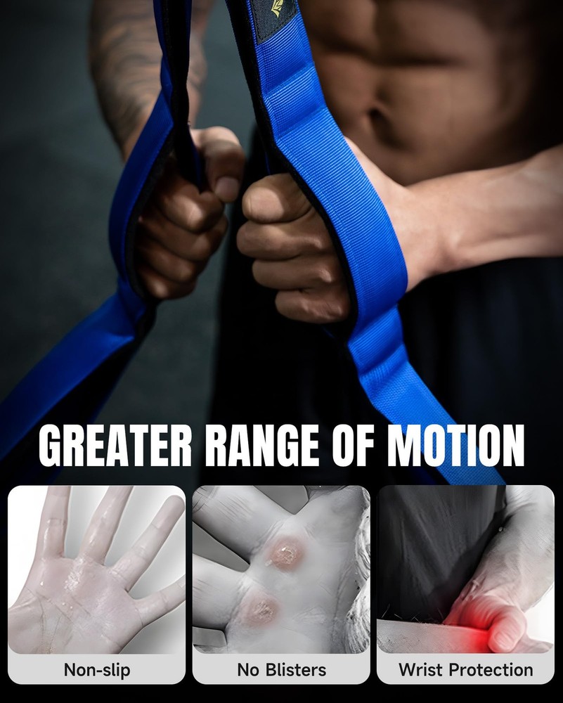 Tricep Rope Cable Attachment Handles for Pull Down Push Downs Crunches