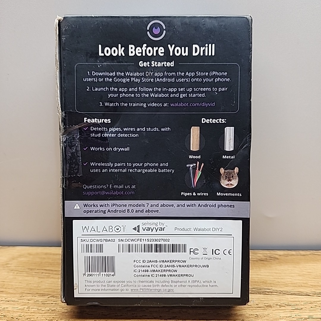 WALABOT DIY 2 - Advanced Wall Scanner/Stud Finder