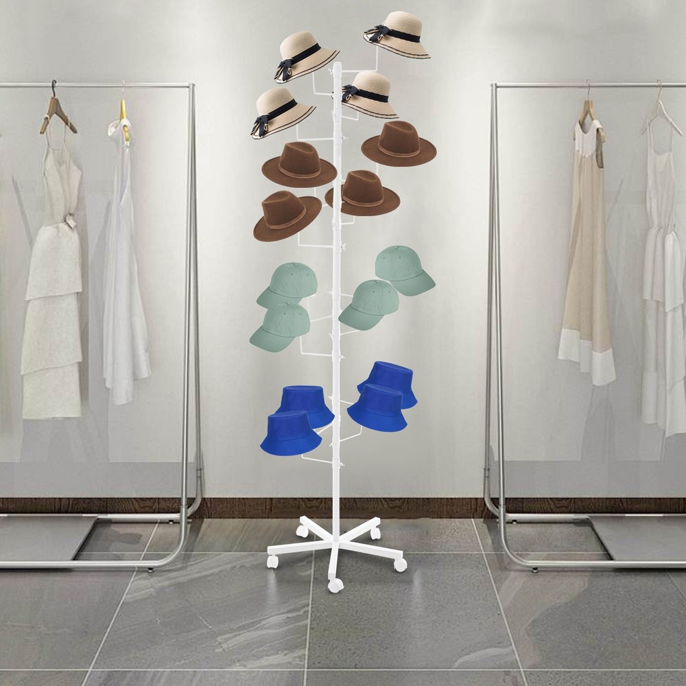 Freestanding Hat Rack, Hat Display Rack, Hat Display Stand for Home Store