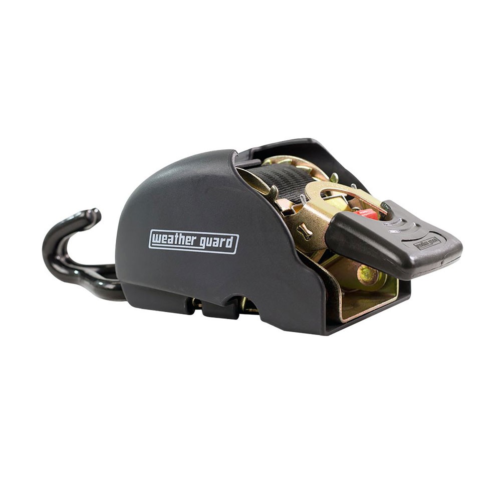 WeatherGuard 1057-52-01 Ratchet Straps w/Mounting Brackets for Truck Racks, 2 Pk