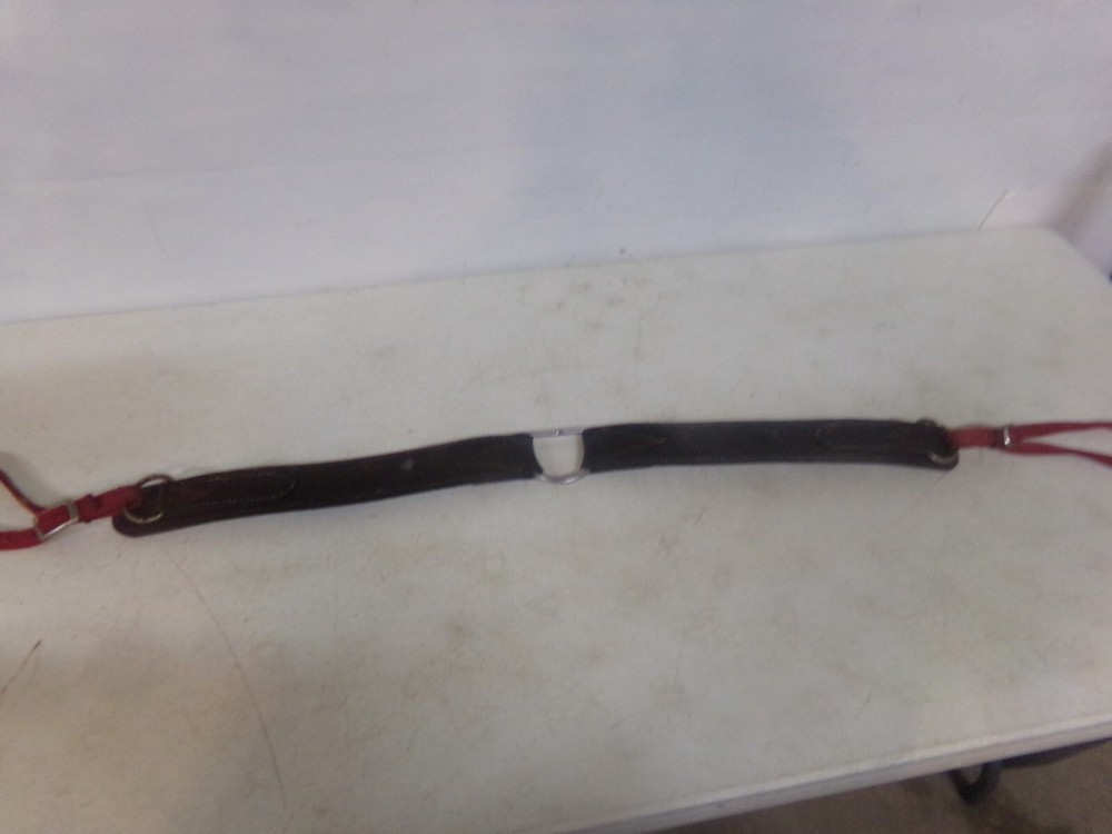 Leather Breast Collar - Red Ties (Used)