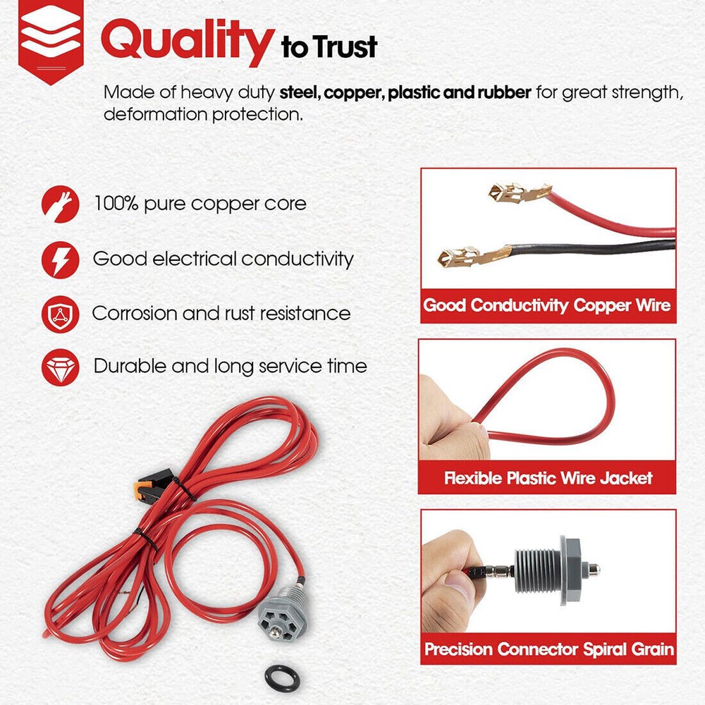 Replacement for Jacuzzi Sundance Spa 6600-167 Temperature Sensor 6540-228 O-Ring