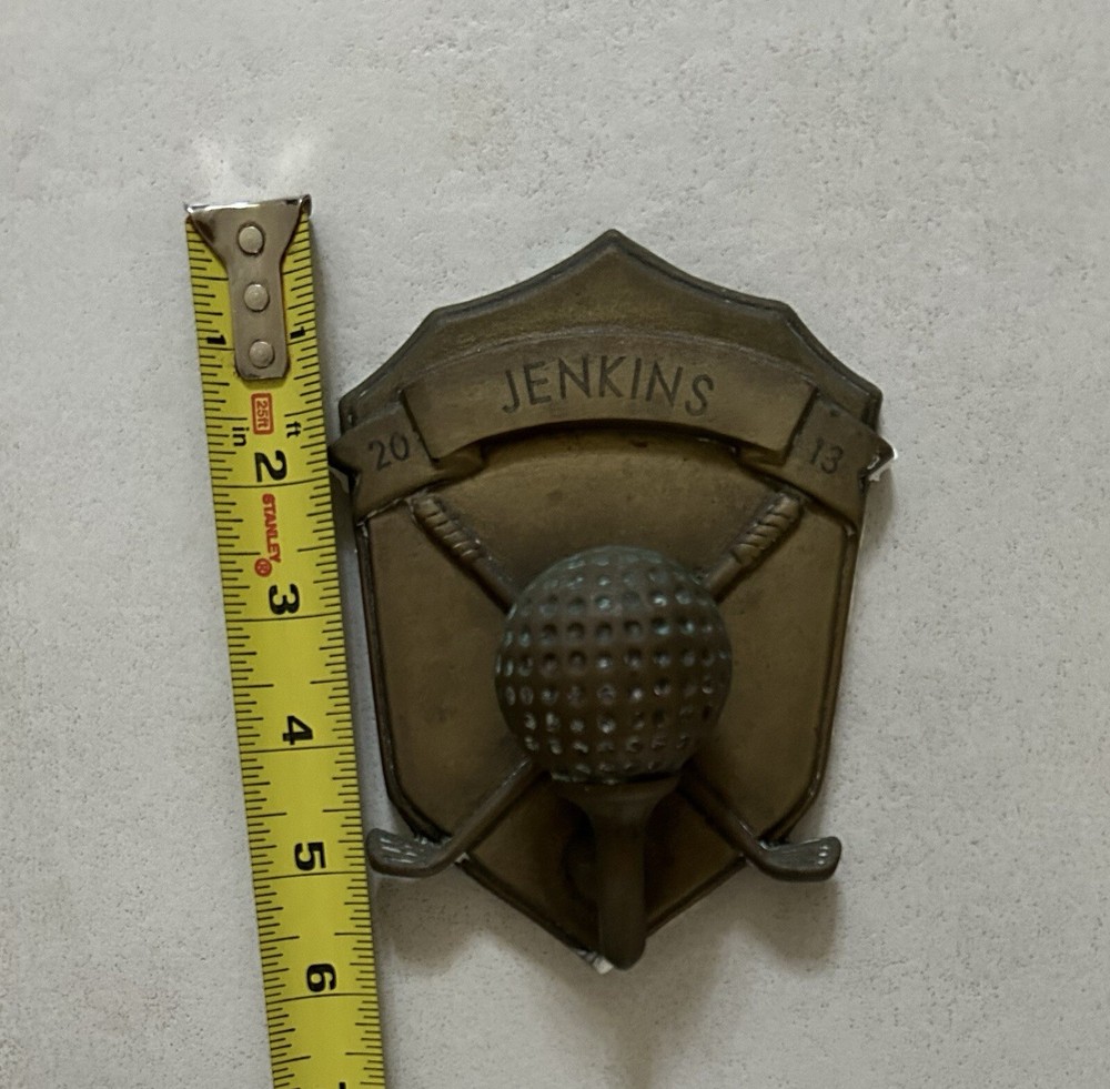 JENKINS GOLF BALL BRASS DOOR KNOCKER