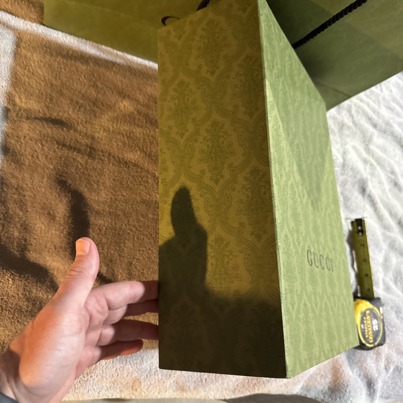 Authentic Gucci Large Magnetic Gift Box14.25 x 11 x 4.7/8” See Photos and BAG