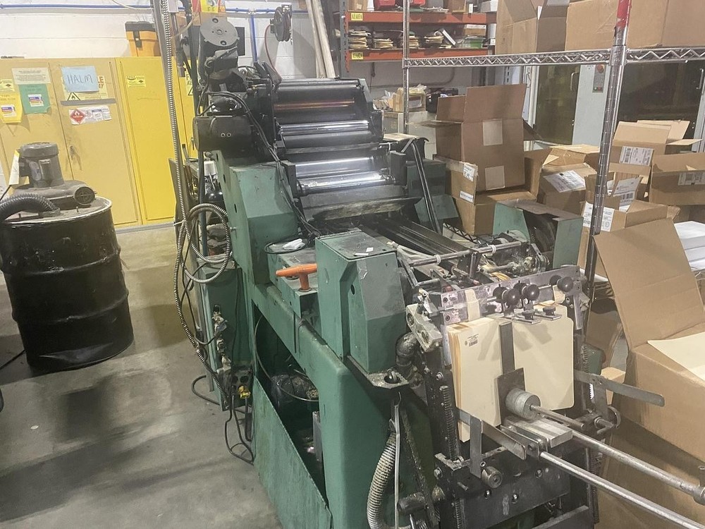 HALM 1 COLOR  SUPER JET PRINTER ENVELOPE PRESS