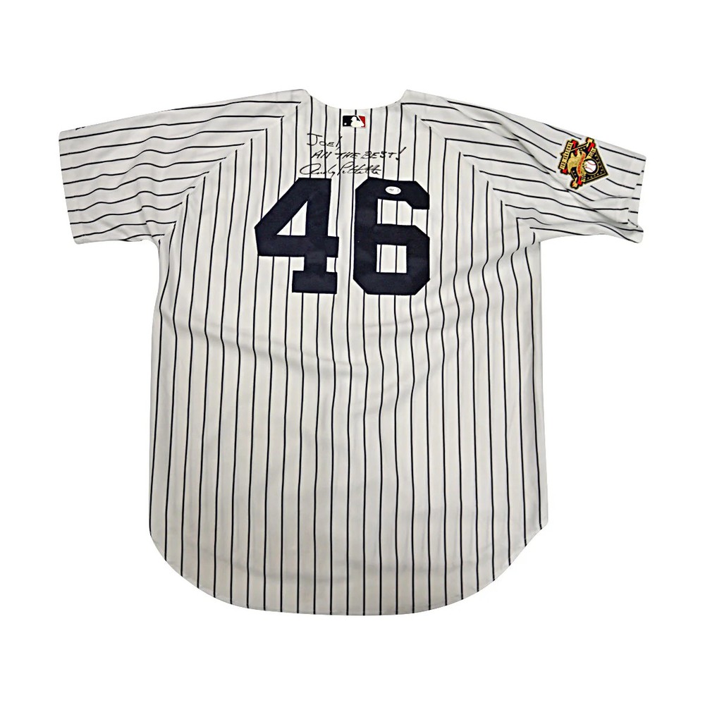 Andy Pettitte Yankees Autographed Signed Personalized Authentic Jersey JSA COA