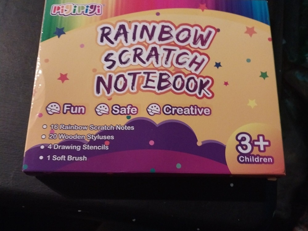 Pigipigi Rainbow Scratch Notebook