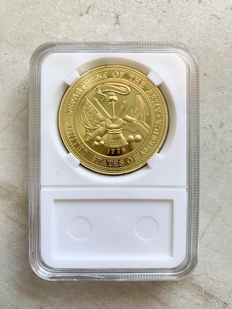 CHALLENGE COIN UNITED STATES ARMY E-7 SFC SERGEANT FIRST CLASS, With Case.