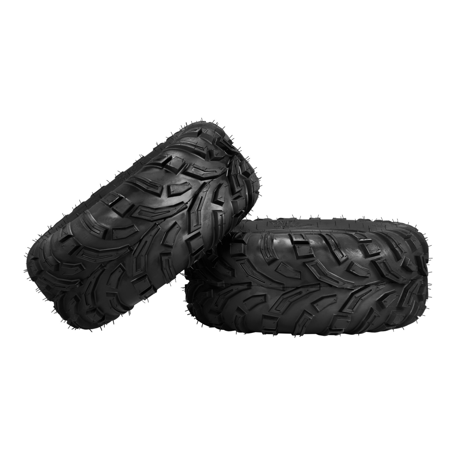 Two 21x8-9 ATV UTV Tires All Terrain 4 Ply 21x8x9 Tubeless Black Rubber
