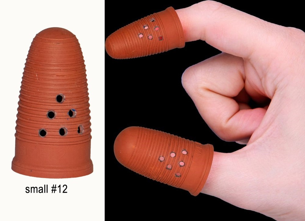 JSP®RUBBER FINGER COT MEDIUM size #12 , 1 dozen
