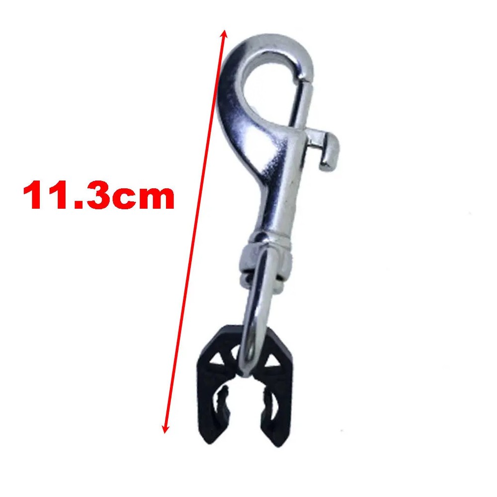 Diving Pipe Fixed Hook with Clip BCD Hose Holder Pressure Gage Fixed Hook