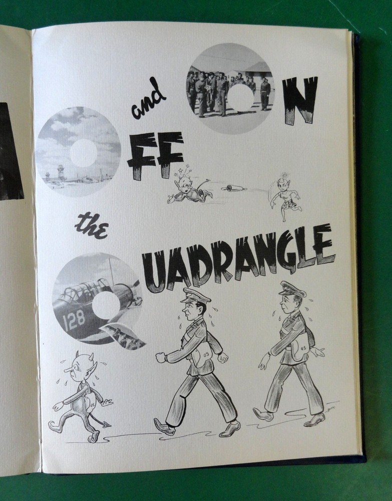 GOODFELLOW ARMY AIR FIELD CLASS BOOK 43-F ADVANCED