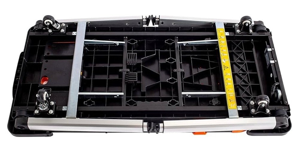 7 in 1 Folding Workbench with Wheels, Multipurpose Heavy Duty Workbench