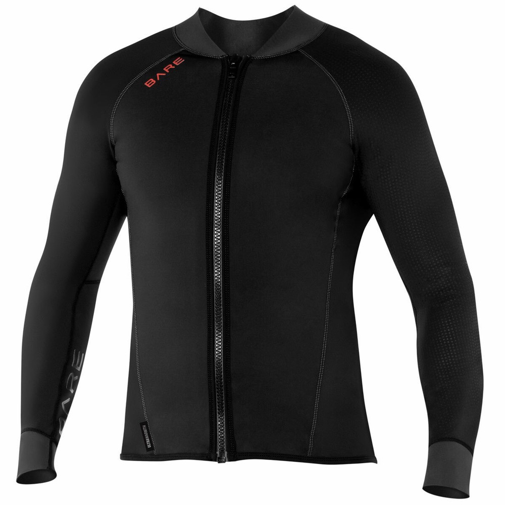 Bare Mens Exowear Front Zip Wetsuit Jacket -