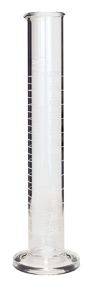 Single-Scale Cylinder, 250ml, Pack of 8