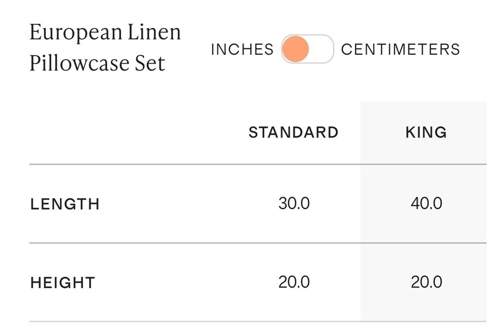 NWOT Quince King Pillowcase Set 2 Linen Willowleaf