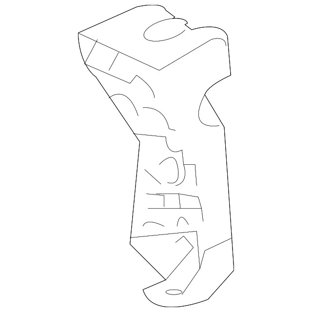 Genuine Mitsubishi Headlamp Assembly Bracket 6400A348