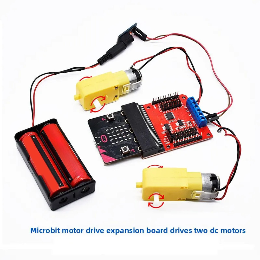 DC Motor Control Expansion Board Compatible with Tiny:bit Microcontroller