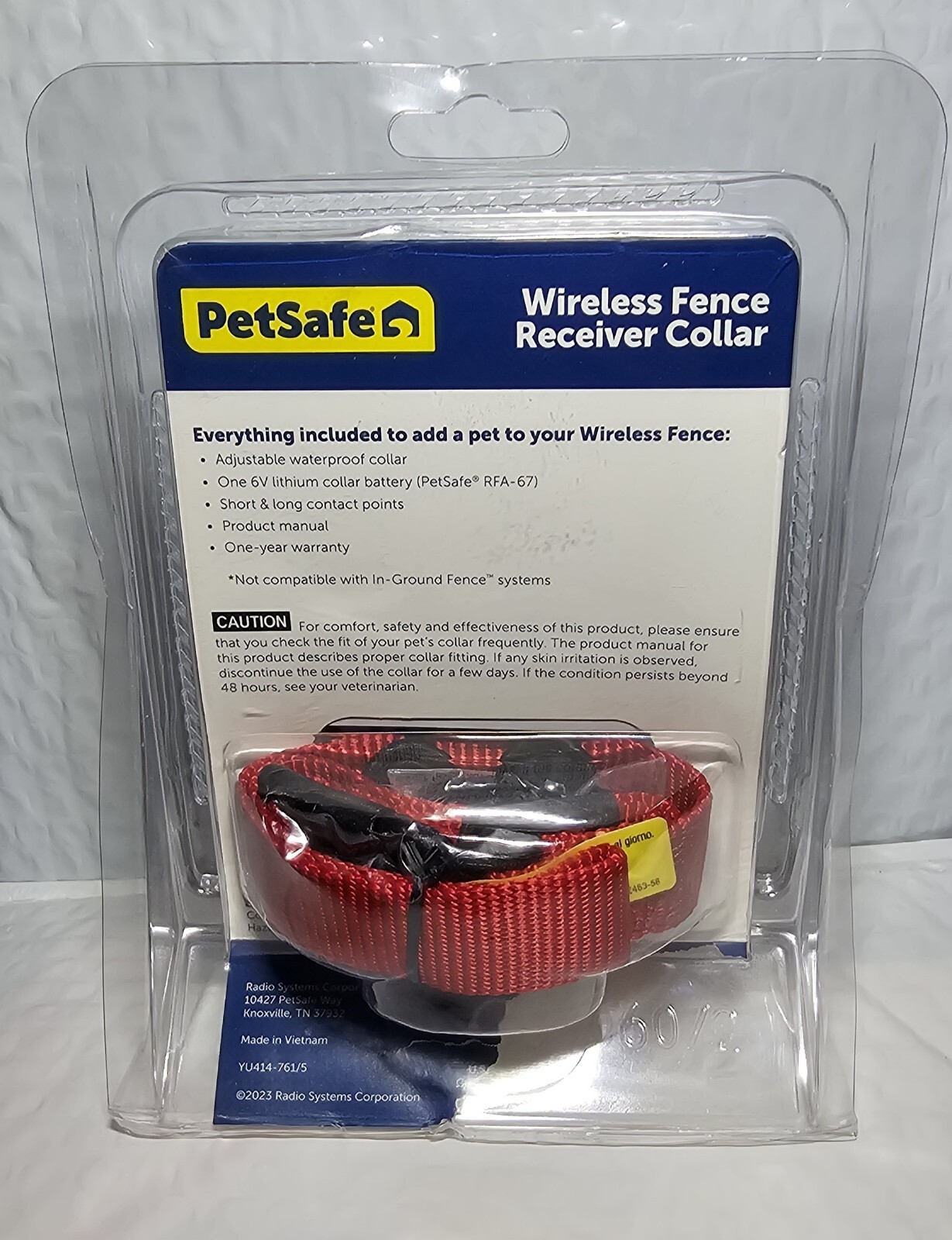 PETSAFE PIF-275-19 WIRELESS PET CONTAINMENT SYSTEM RECEIVER COLLAR NEW IN BOX