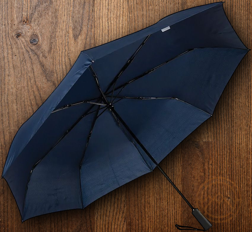 Beretta Folding Umbrella Blue Automatic Opening System 49" Diameter Polyester