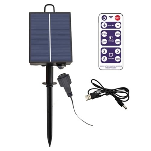 Solar Battery Box for LED String Lights, Outdoor String Lights Control 3V