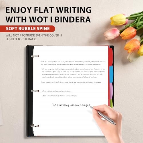 Telescoping Project Organizer 2-Pack, Refillable 3 Ring Binder 2 Pack Purple