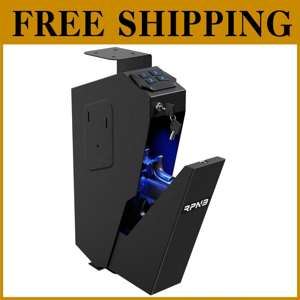 Secure Handgun Vault, Mountable Design=