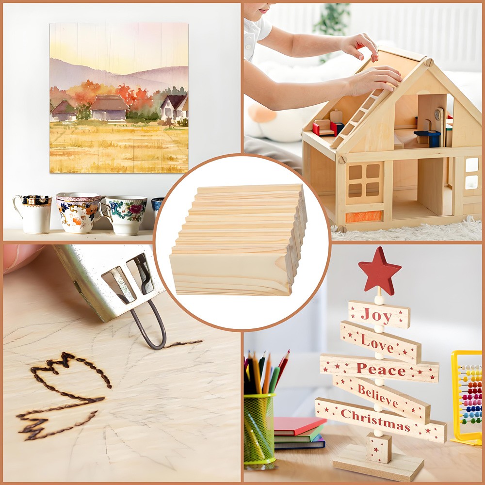 Boards - Pallet Wood Wall Cladding Timber Planks 2cm Thick Paulownia Wood Board