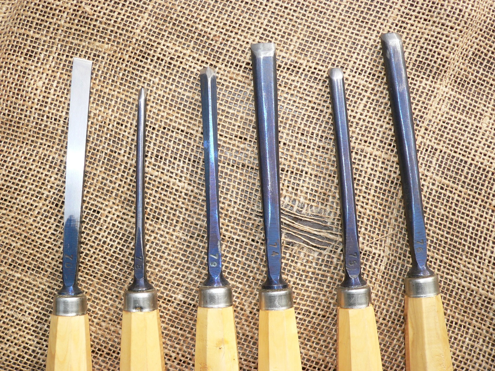 MIFER Carving Chisels Set of 6 Woodworking Tools, Spain