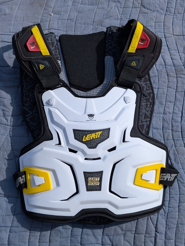Leatt Chest And Back Protector Large/XL White