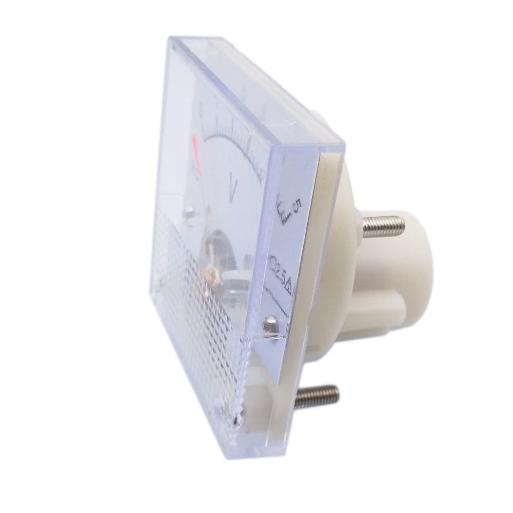 DC 0 ~ 5V Square Analog Volt Pointer Needle Panel Meter Voltmeter 91C4