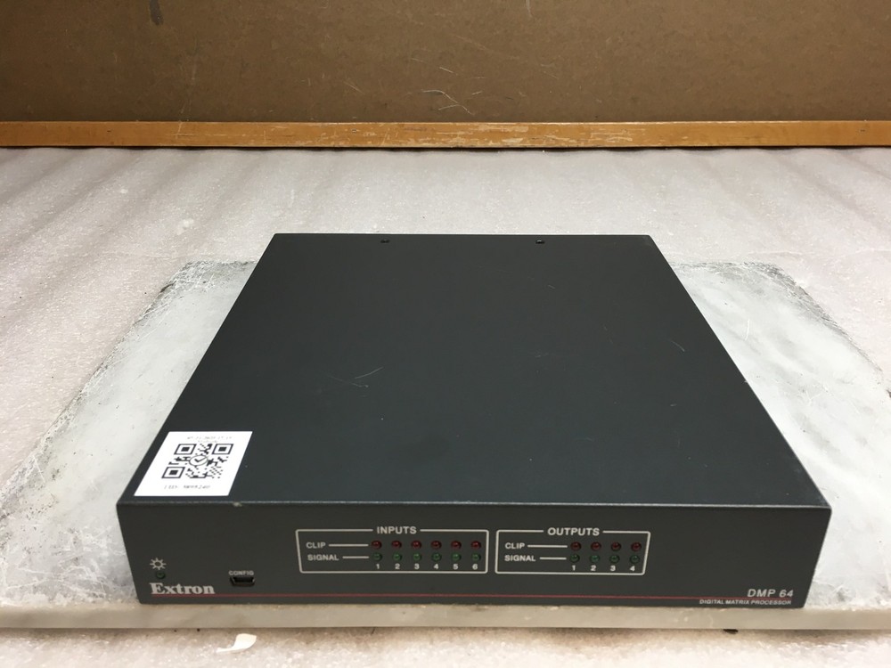 Extron DMP 64 Digital Audio Matrix Processor PWR Adapter Not incl.