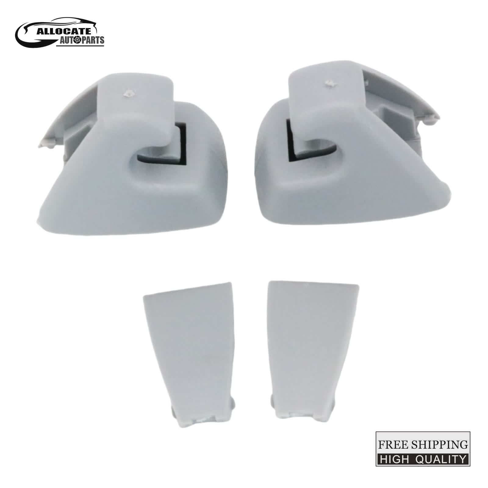 2X For Chevrolet Suburban 2500 1500 Tahoe Gray Car Sun Visor Hook Clip 15882854