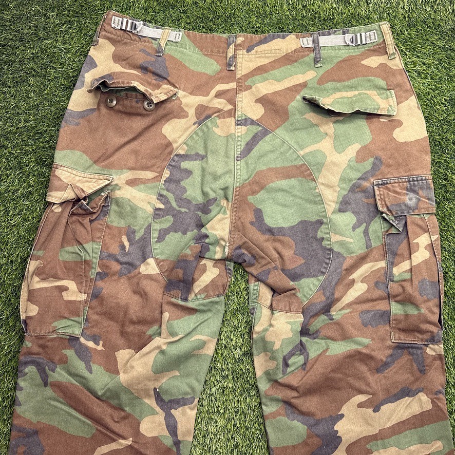 US Military Woodland Camo Pants Mens Large Regular M81 USGI Tactical