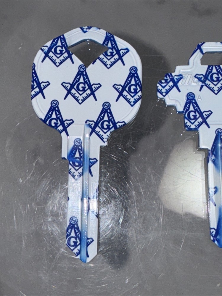 3- MASONIC LODGE DESIGN BLANK KEYS
