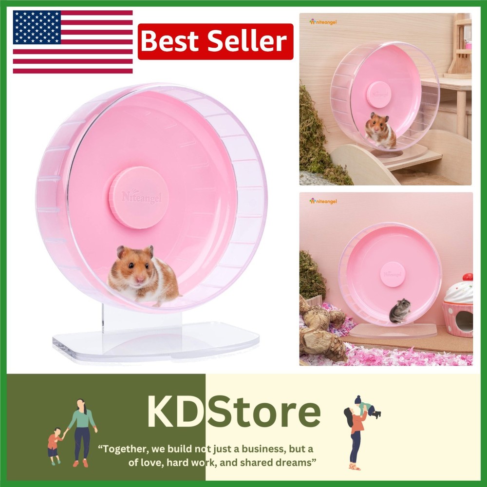 Quiet Spinner Hamster Wheel for Small Animals - Adjustable and Durable Elements