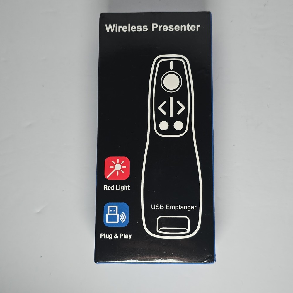 Power point Presentation Remote Control Wireless USB PPT Presenter Red Laser New