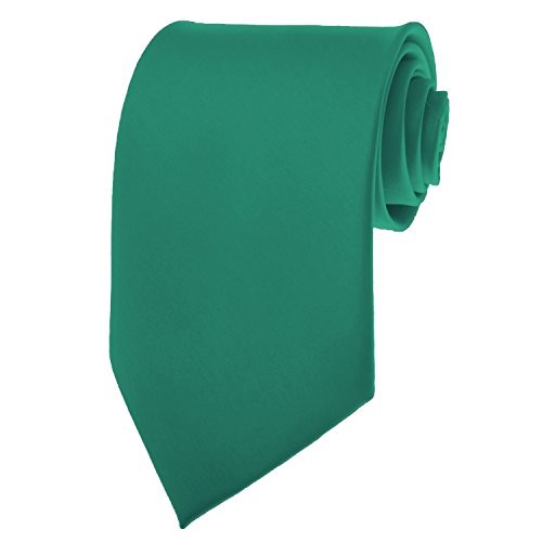 K. Alexander Solid Color Ties - Multiple Colors - Classic 3.5" width Teal