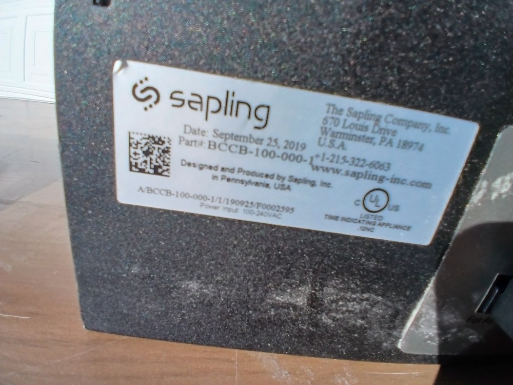 Sapling Converter Box for Wired Clock Systems Model BCCB-100-000-1 - Used