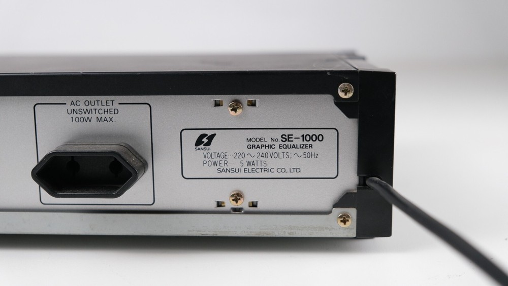 Sansui SE-1000 - Equalizer