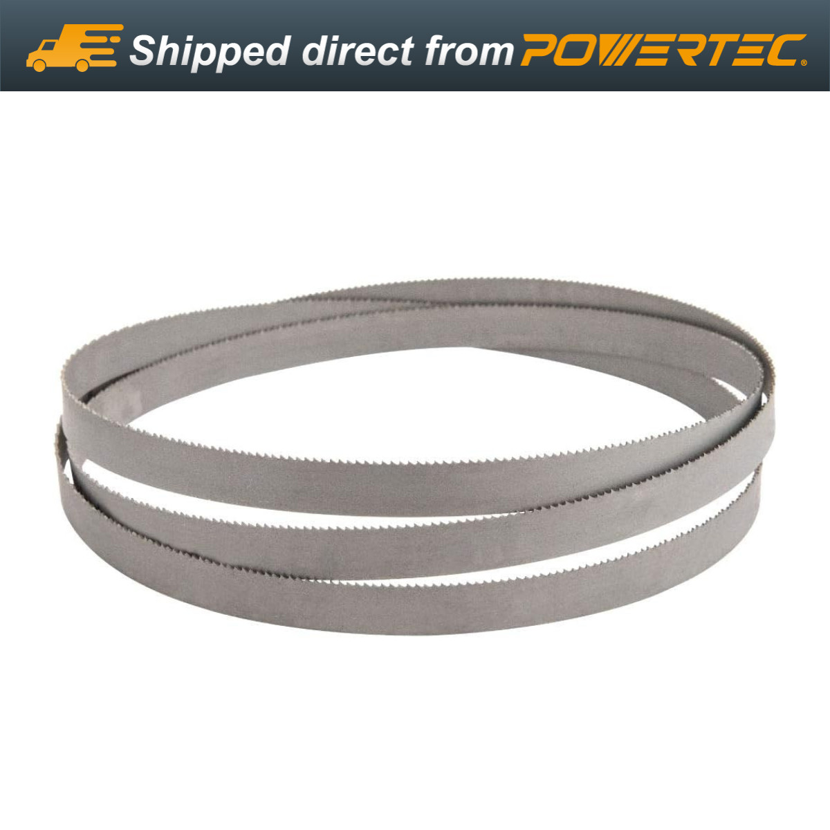 POWERTEC 80" x 1/2" x 14 TPI Bi-Metal Band Saw Blade, for Craftsman 12" Blades