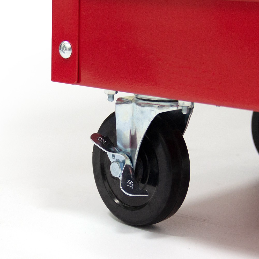 Torin Service Utility Cart Heavy Duty 3 Shelf Tier, 400 lbs Rolling Trolley