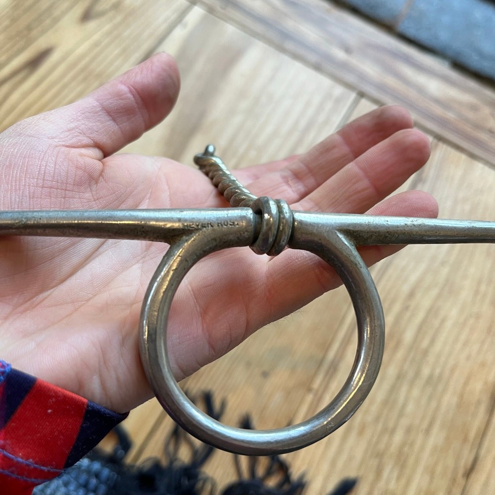 Twisted Wire Full Cheek Horse Pony Bit 5”