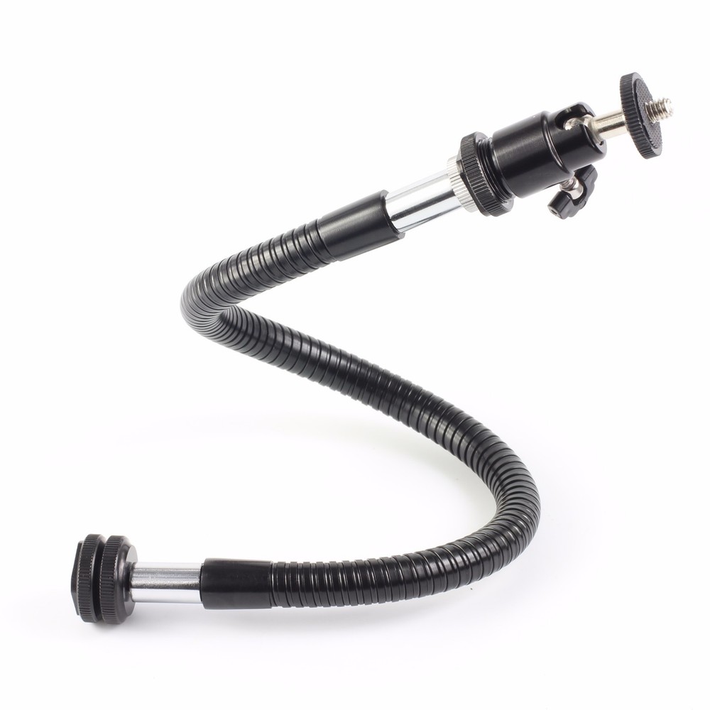 1/4" Screw Mini Ball Head Magic Arm Camera Macro Shot LED Panel Flexible Bracket