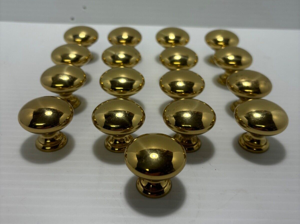Amerock Allison Solid Brass 1 1/4”Round Cabinet Pull Knob BP530233 hardware