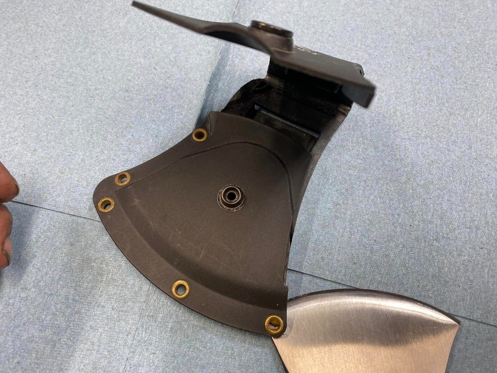 Buckshot Knives 11" Single Edge Axe With Sheath