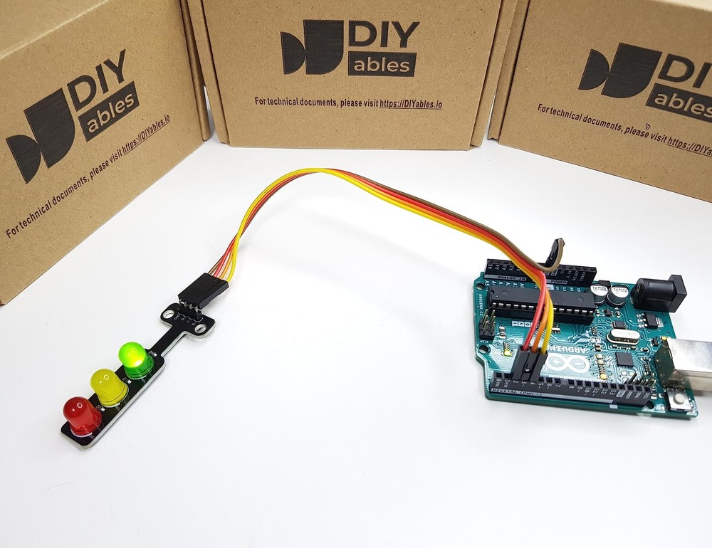 8 PCS Traffic Light LED Display Module, Arduino, ESP32, ESP8266, Raspberry Pi
