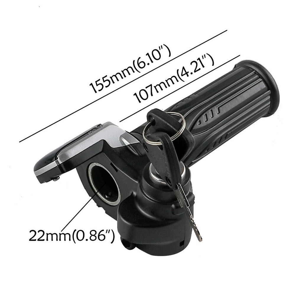 36V 500W Speed Brush Controller & Throttle Switch Lock for E-scooter Bicycle ATV