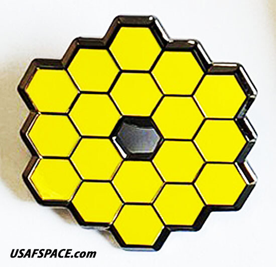 Authentic JAMES WEBB SPACE TELESCOPE - JWST - Ariane 5 -NASA ESA CSA Mission PIN