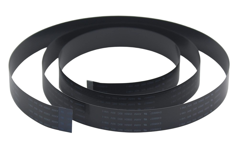 1m/3.28ft Flex Ribbon Extension Cable for Raspberry Pi Camera Module Black